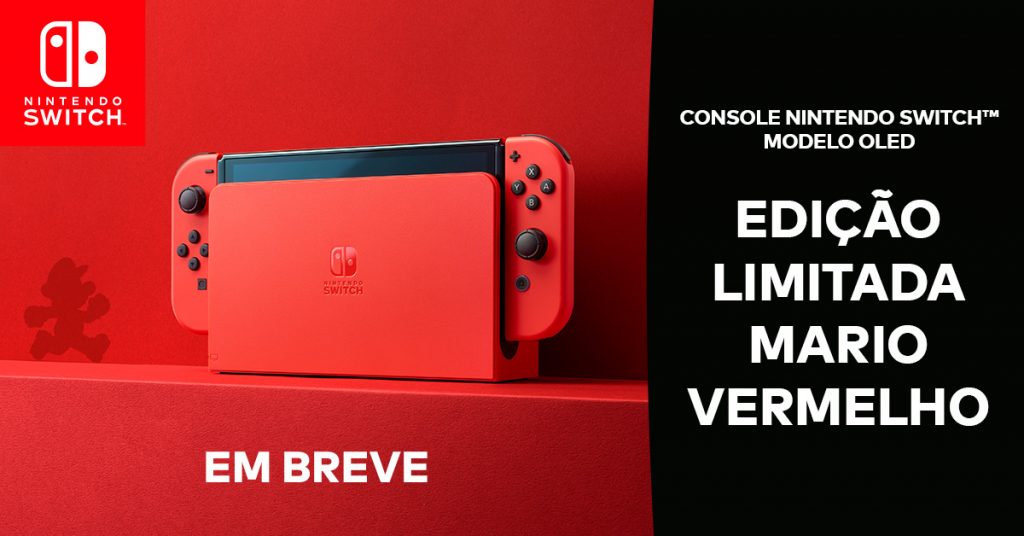 Novos modelos temáticos do Nintendo Switch estão a caminho do Brasil