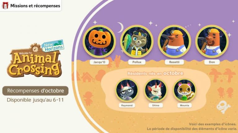 Missões e recompensas: Residentes de Animal Crossing com aniversário em outubro